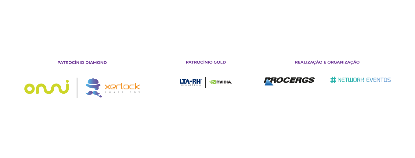 Lista de patrocinadores do Evento.